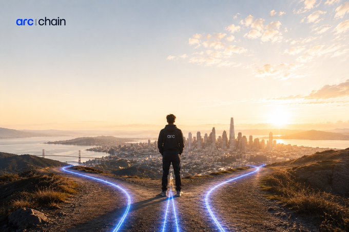 The image features a man standing at the edge of a cliff, overlooking a city with a sunrise or sunset behind him. The sky is filled with clouds, creating an atmospheric backdrop for the scene. In the background, there are buildings that add depth to the landscape. The caption above the photo reads "Signal Sunday BTC is holding the market together. ETH is still fighting for momentum. Alts are waiting for a real rotation, not just a few green candles. That’s the signal right now." This message seems to be related to Bitcoin or Ethereum, as indicated by the reference to Signal Sunday and the cryptocurrency markets. The man's presence in front of the city suggests that he might be contemplating something important or making a decision about his investments.