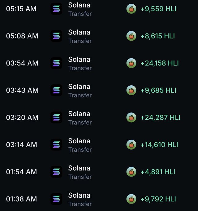 A screenshot of a computer screen that features a list of time zones, including Solana as one option. It appears that there are different time zones represented, each with its own listed time.