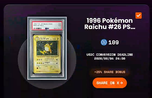 In the image, there is a Pokémon raichu #26 P!S! trading card being displayed on a computer screen along with an eBay sign-up page. The eBay site features various offers for selling Pokémon cards, including the rare card that has just been added to its collection. This highlights how collectors and enthusiasts can use eBay as an online platform to trade and sell valuable collectibles like Pokémon cards.
