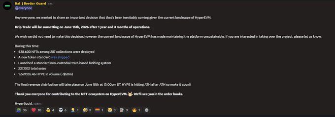 The image shows a screenshot of an email from someone named "Riccardo" that contains information about a project called "Drip Trade". The email includes details such as the project's name, description, and the person who sent it. It also mentions that there are many people interested in this project, which indicates its popularity or relevance to the recipients.
