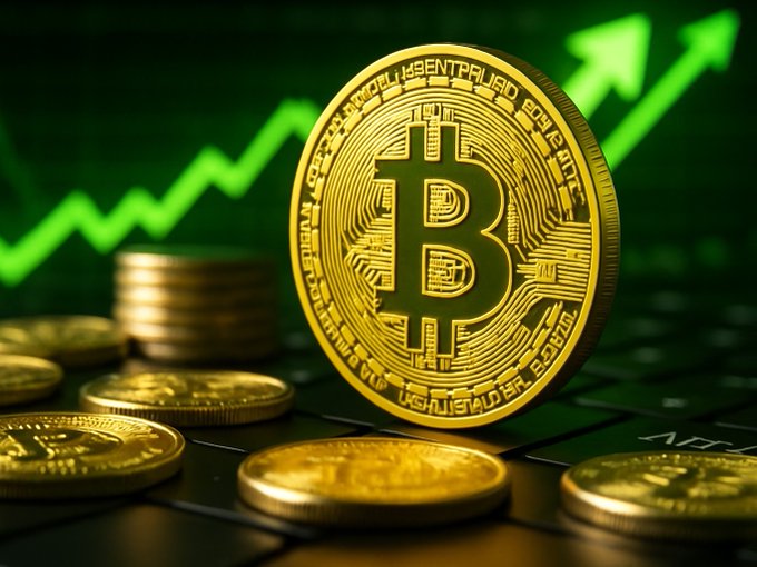 The image features a small, shiny gold coin with the word "Bitcoin" written on it placed on top of several other small, round gold coins. The coin collection appears to be scattered across a table or desk surface, possibly indicating someone's interest in Bitcoin as an investment or financial asset.

In addition to the coin collection, there is also a computer keyboard positioned next to the coins, suggesting that they may have been recently purchased and are yet to be added to a digital wallet or secured storage system for Bitcoin transactions. The presence of both tangible assets like coins and electronic devices indicates a mix of traditional and modern financial practices.