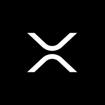 The image features the white XRP logo centered on a black background. This corresponds with the post about the XRP Ledger ecosystem, which discusses infrastructure developments for the $XRP cryptocurrency.