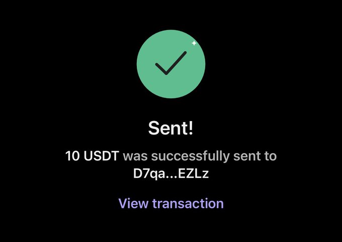 ?" $10 was successfully sent to your account as an old follower". The caption above this picture says "SENT!", which points towards the success of sending money to someone's account.