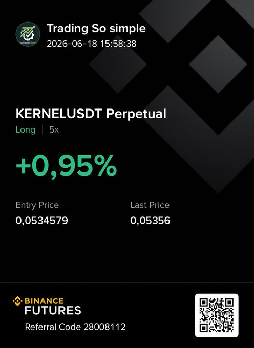 The image features a screenshot of an online auction for a specific item, likely a video game console or accessory. The screenshot includes various details such as the auction price, bid amount (0.95% of entry price), and the bidder's identity. One particular detail that stands out is the text stating "KernelusdT Perpetual". This information suggests that the auction might be related to a gaming system or related product, possibly involving a strategy or gameplay aspect. The post also mentions the name "binance Futures", which likely refers to an online marketplace or cryptocurrency exchange where the auction takes place and is open for bidding.