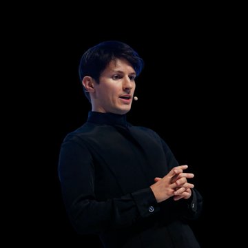 Telegram CEO Pavel Durov speaks on stage, contextualizing the announcement of the platform's new non-custodial Gram wallet called Money.