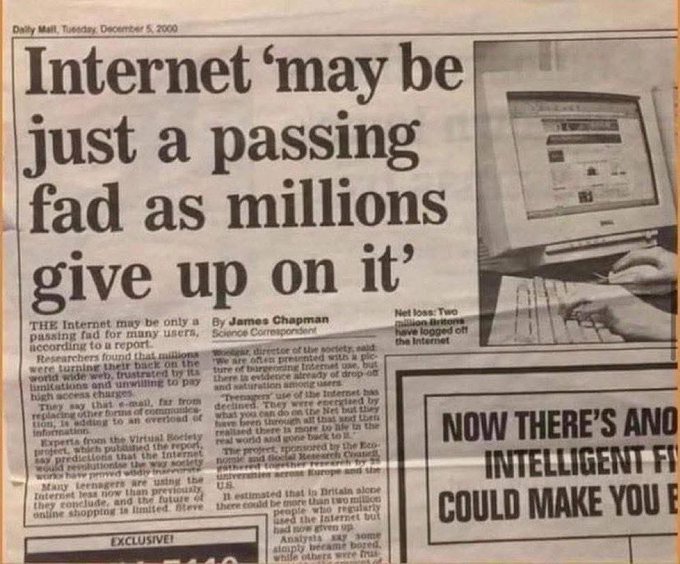 "BSV is the Phoenix" is a phrase written at the bottom of an article about internet connectivity, which appears to be a newspaper or magazine piece. This text seems unrelated to the main content of the image, but it does provide context for what the image might be depicting.