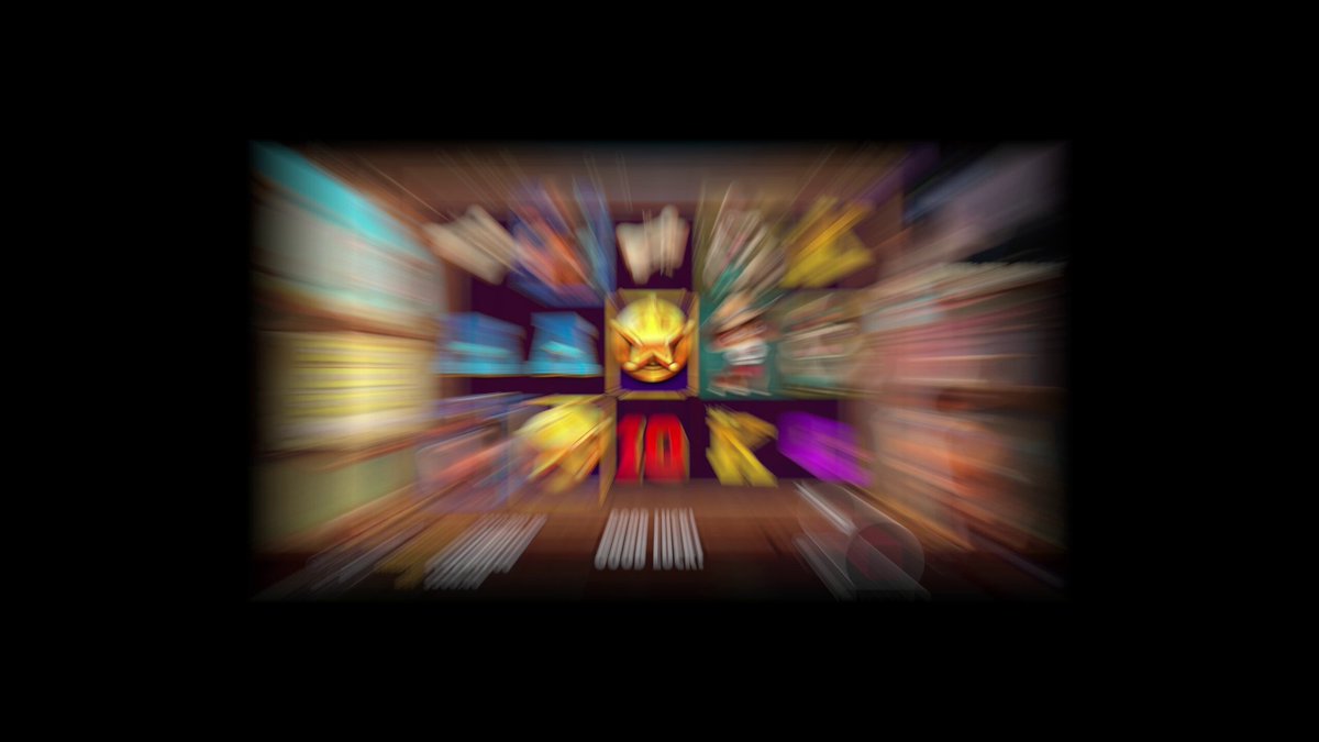 The image shows a large screen with a blurred background of various colorful images, including a picture of a dog house with the number 10 written on it. The text "NAHHH WTFF WAS THIS BONUS MY DADS LARGEST WIN OF THE YEAR..." suggests that this is an advertisement for a dog house or pet-related product. The post also mentions that the image was taken at a casino, which could be related to the dog house being a prize in a game of chance.