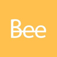 The image displays a yellow/orange square with the word "Bee" in bold white letters, representing the Bee Network logo. This visual ties directly to the post's commentary about "Bee Network Mining," which the author claims has surpassed Pi, while questioning the usefulness of a project called "Omor."