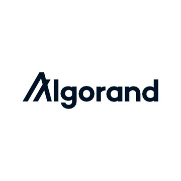 The image displays the Algorand logo, featuring the company's name in a stylized dark blue font. This logo relates to the news about the Algorand Foundation launching AC2, an open protocol for AI agent signing requests, which is a key initiative within the Algorand blockchain ecosystem.