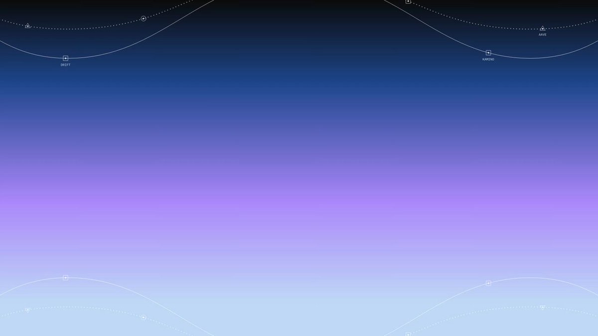 The image features a large purple gradient background with white dots scattered throughout, giving it an artistic and visually appealing appearance. The dots are positioned at various locations across the image, creating a sense of depth and dimension. The overall color scheme of the image is predominantly purple, with some white dots adding contrast to the scene. The image also contains text that reads "Major tokens & a stablecoin just got listed on Project 0 $AAVE $HYPE $USDe are now live inside unified P0 margin. Use them as collateral, improve borrowing power, and deploy capital across cross-venue strategies". This information is related to the main content of the image, which is an artistic representation of a gradient background with white dots scattered throughout.