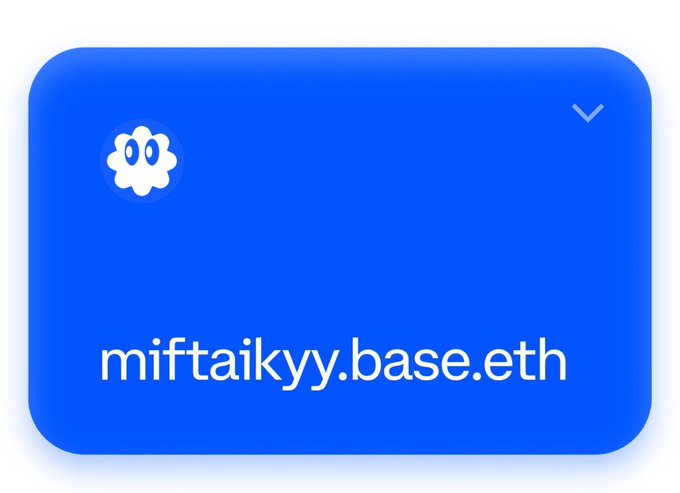 The image features an advertisement with a large blue sign containing a white character of a cat. Below this, there is a post for an app named "miftailiky.base." which seems to be related to gaming or sports, as indicated by its name. The content appears to be promotional material for the app.