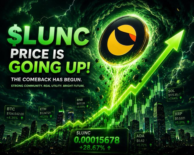 This advertisement is promoting a cryptocurrency called Slunc that shows an upward trend of the coin's value against a green backdrop featuring a city skyline. The text in the image reads "The Comeback has begun", suggesting that there might be some positive news or developments related to Slunc causing its value to rise. The post also provides information about the cryptocurrency, such as how to trade it and what users should do if they want to take advantage of this upward trend in price.