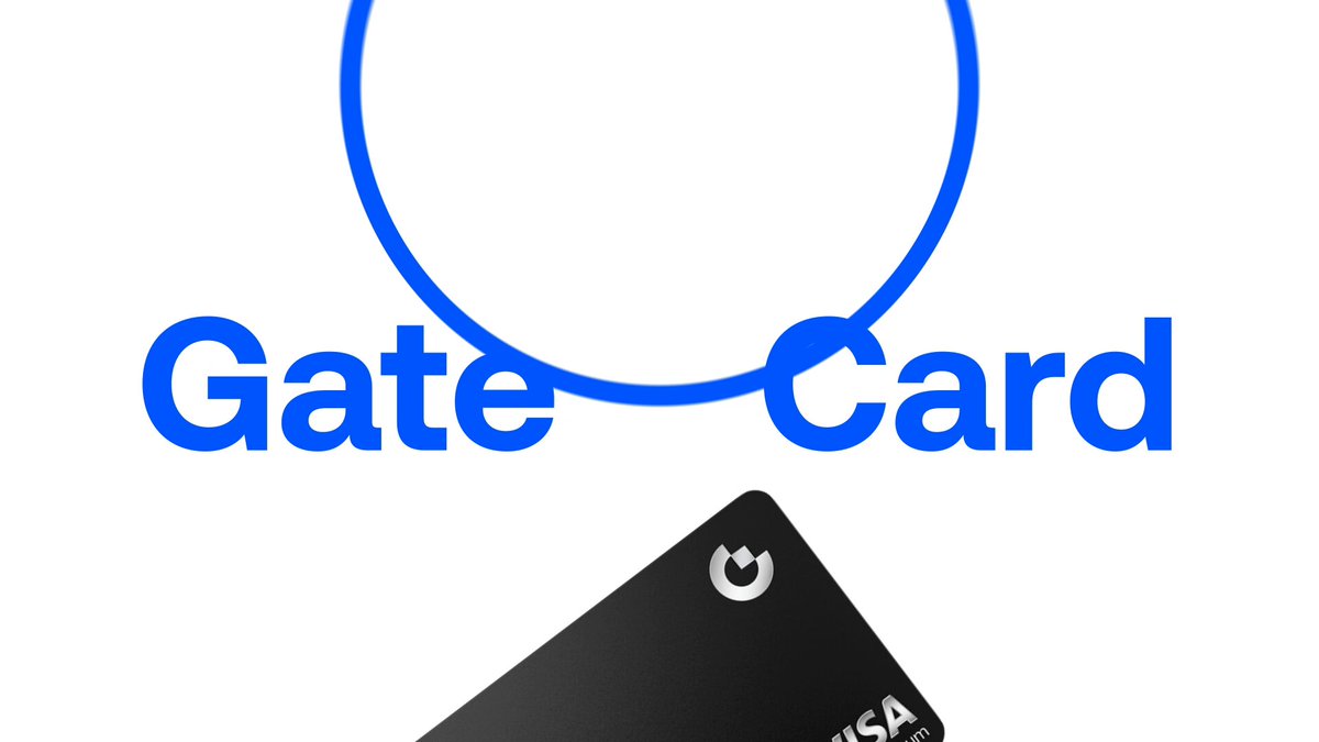 The image features a black credit card with the words "Gate Card" written on it, along with an illustration of a blue circle above it. The text suggests that the gate card can be used for various transactions such as dining out at restaurants or using it as a payment method in different scenarios. This implies that the gate card is a versatile and convenient tool for managing financial transactions across multiple platforms and situations.