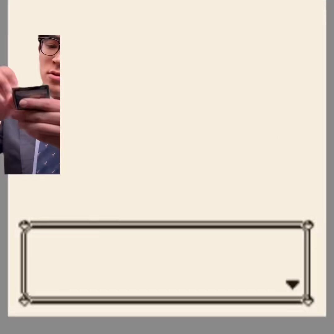 The image shows a man wearing glasses, holding a cell phone up to his face as he looks at the screen. The background of the photo appears to be white with some black text visible. There are two arrows pointing towards the bottom right corner of the image. The caption below the image reads "A wild Dynamic Asset has appeared. $SV151. Tomorrow.", which is likely a reference to an event or situation that occurred in the past day.