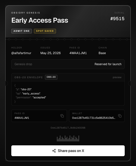 The image shows a screenshot of an online form for early access, possibly related to a new software or product release. The form displays various fields such as "Early Access Pass" and "Pass ID", indicating that users can gain access to the content before its official release date. The post in question is about this specific early access pass, which has been shared on social media platforms like Twitter.