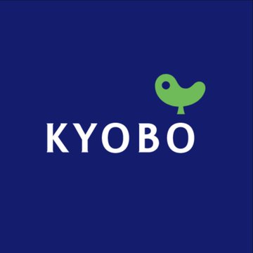 The image displays the Kyobo logo on a dark blue background, featuring a stylized green bird icon above the white "KYOBO" text. This branding represents Kyobo Life Insurance, the South Korean insurer mentioned in the post that has been actively expanding into digital asset-based financial services through MOUs with neobank Toss and a partnership with Ripple to explore tokenized bonds and stablecoin transactions.