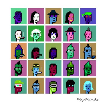 The image features a grid of square squares, each containing a different cartoon character with unique facial expressions and hairstyles. The characters are arranged in rows and columns, creating an organized yet playful display. The post includes text that reads "how do you like my @poppunks" and "@muddrockk". This suggests the image is related to the popular meme culture platform, where users can share and discuss various forms of pop culture content, including cartoon characters and their expressions.

The grid consists of a total of 16 squares, each containing a different character with distinct features such as hair colors, facial expressions, and accessories like hats or glasses. The characters are arranged in a way that allows for easy comparison between them, making it simple to identify the differences and similarities among the various pop culture icons.