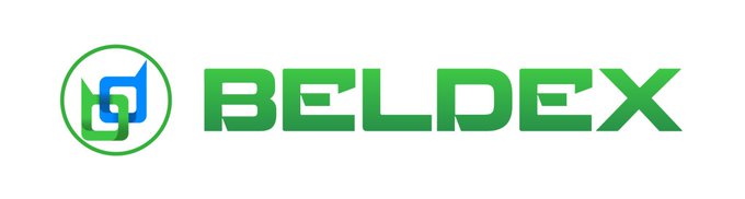 A green and blue logo for 'BELDEX', a cryptocurrency project.