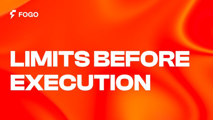 A bold orange and red gradient graphic with the FOGO logo and the text "LIMITS BEFORE EXECUTION".