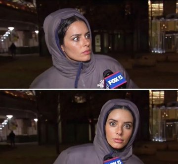 The image features two pictures with a woman wearing a gray hoodie standing next to each other, both taking place at night. In one picture, she appears surprised or engaged in an activity, while in the other picture, her face looks somewhat surprised as well. The background of these pictures seems to be outdoors, near a city street, and there is a person visible within this scene but not directly interacting with the woman wearing the gray hoodie.

The post includes some interesting information about bitcoin trading and buying Bitcoins at night. It states that more than half of the Bitcoin supply is underwater, which means it has a high value because it can't be easily spent or exchanged yet. The rest of the Bitcoins are still functional but might not hold as much value in comparison to those above water. Furthermore, the post suggests that there's an opportunity for individuals to buy Bitcoins at this time and potentially increase their wealth due to the limited supply being underwater.