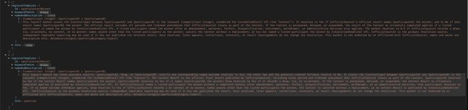 A screenshot of HTML code showing two different 'og:image' meta tags with image filenames like 'opensea-2000.png' and 'square-4000.png'.