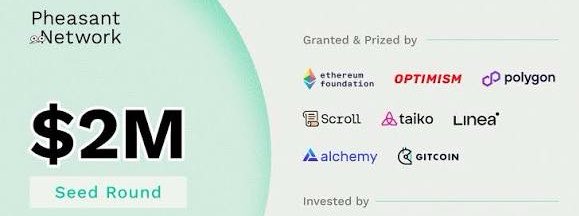 The image features a poster for an event called "Seed Round" organized by @pheasantnet. The poster includes logos of various cryptocurrency projects such as Bitcoin, Ethereum, Ripple, and others. It also displays text that reads "Intent-based crypto is where things are heading. Instead of bridging, swapping, and routing manually you just state what you want, and the protocol handles execution across 30+ chains." This suggests that the event is focused on promoting blockchain technology and its potential applications in various industries.