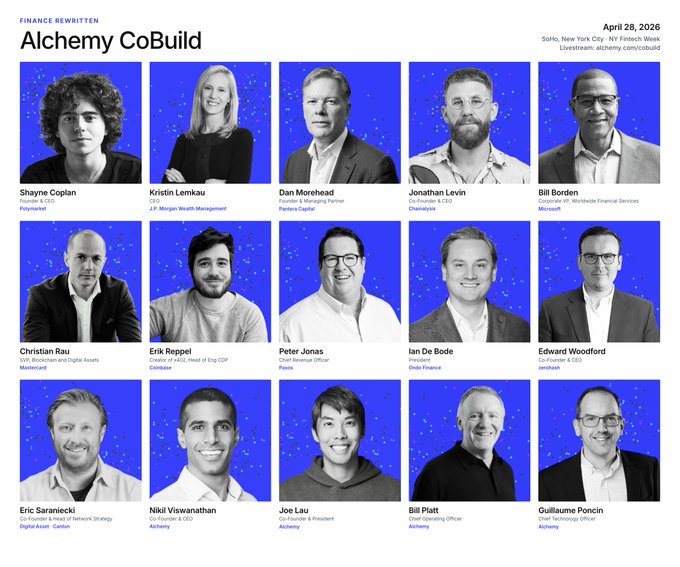 The image features a grid of twelve photos showcasing the faces of eleven people, likely co-founders or members of a company named Alchemy CoBuild. The photos are arranged in two rows with four photos each, creating a visually appealing layout that highlights the individuals featured. The text "Alchemy CoBuild" is also present in the image, indicating the theme and context behind the photo grid.