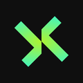 The image shows a stylized green "X" logo composed of two intersecting angled lines, set against a dark background, which appears to be a brand or platform icon. It likely represents the company or project being discussed in the post about building infrastructure for autonomous AI agents that can work, negotiate, execute, and earn on their own.
