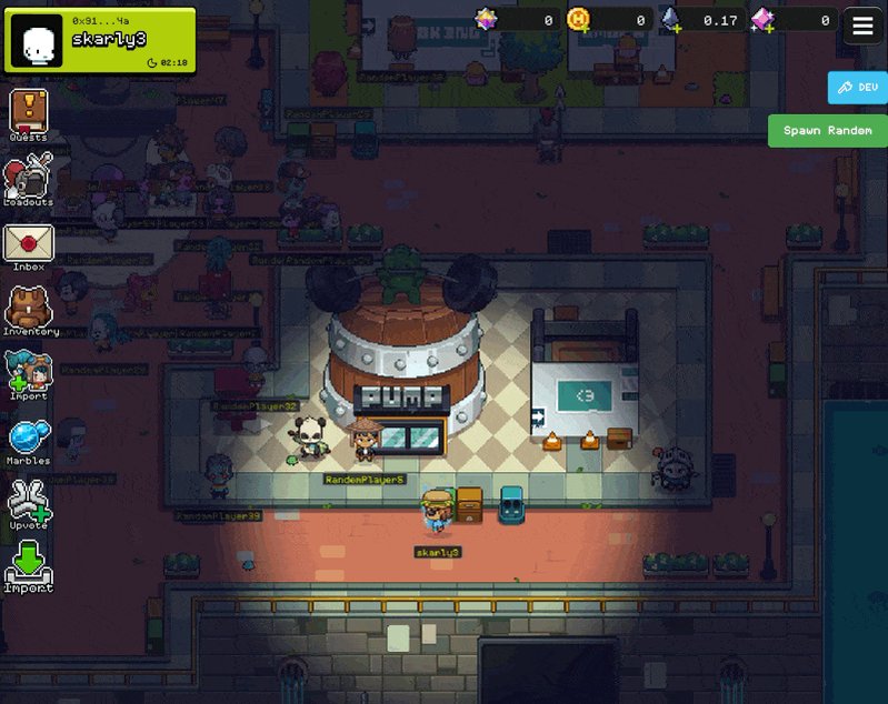 The image shows an online game with a map of a city, featuring a large building at its center surrounded by various shops and restaurants. The game appears to be designed for casual gamers who can enjoy the experience without needing any prior gaming knowledge or skills. The main objective of the game is to run a shop in this virtual world, where players can buy and sell items from different stores within the city. The game also includes elements like chat rooms and socializing with other players, making it an interactive and engaging experience for casual gamers who want to have fun while playing.