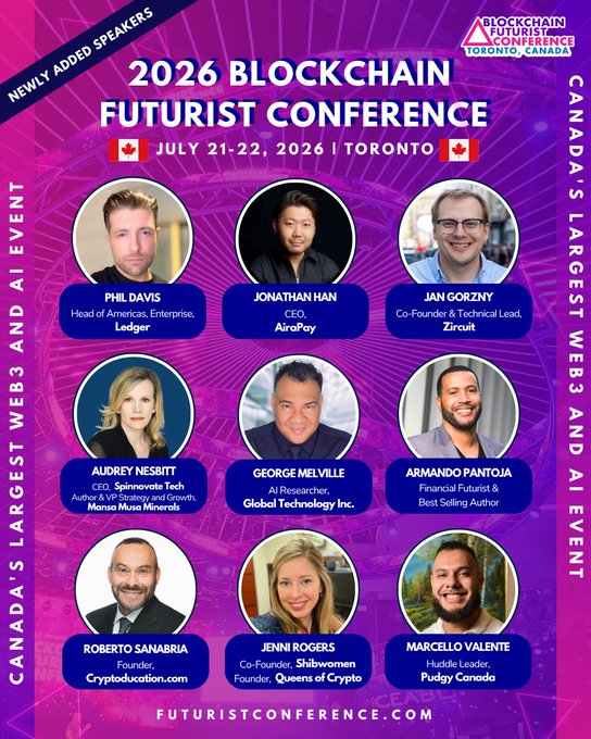 The image features a poster for a conference with a group of people's names displayed at the top. The poster also includes an event date and time, as well as the name of the event. There are several speakers listed below their names, including a man named Phil Davis who is described as a speaker at the event. Additionally, there are other names such as Jonathan Han, airapay.io, Jennifer Roosers, Marcello Valente, and many more. The poster also includes an image of a clock to indicate the time of the event.