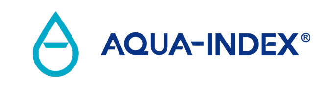 The image features a logo for Aqua-Index, an organization that focuses on providing access to clean drinking water through the trading of physical fresh water assets. The logo consists of a blue drop symbolizing the flow of water, with the words "Aqua-index" written below it in white letters. The text also mentions that they are applying to run a validator on Canton $CC and that they have just applied for tokenization of physical fresh water into tradable asset-backed tokens. This process turns a critical global resource into a real commodity, providing clean drinking water to those who need it most.