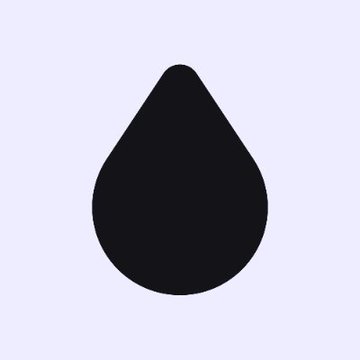 The image features a black and white logo with a drop shape positioned in the center, seemingly floating against a white background. The text "The 2 PERP DEX projects with the biggest raises: Variation raised $61.8M Liquid raised $25.6M I’m more bullish on Liquid than Variation." is displayed beside the logo, which indicates that there is a connection between the logo and the post about trading projects or investments related to the projects of The 2 PERP DEX.