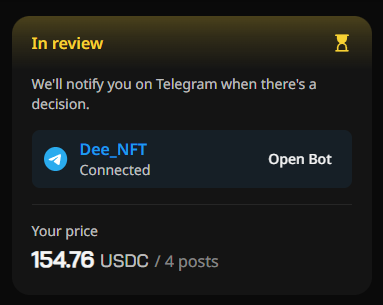 The image is a screenshot of an email account page, showing that someone has made a booking at 3 dự án pool with an account for 10k. The message suggests that they have noticed their decision to book this appointment on Telegram when there's a price to consider.