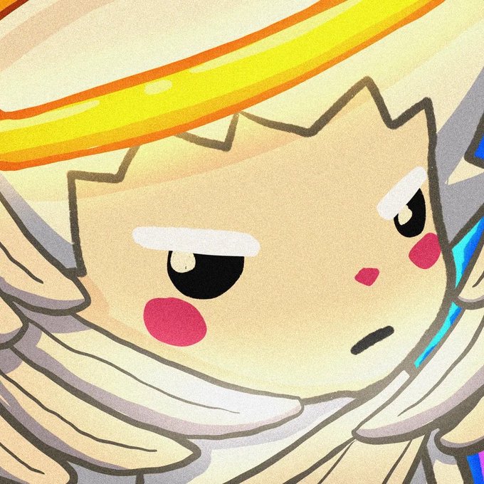 A cartoon illustration of an angry ramen bowl character with a fried egg on top.