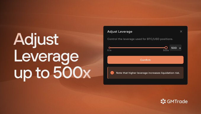The image displays an adjustment leverage slider with two options, one of which has a number written below it - 500. The slider also includes icons next to each other that represent "controlling" or "increasing", with "controlling" represented by an orange icon and "decreasing" by a brown icon.