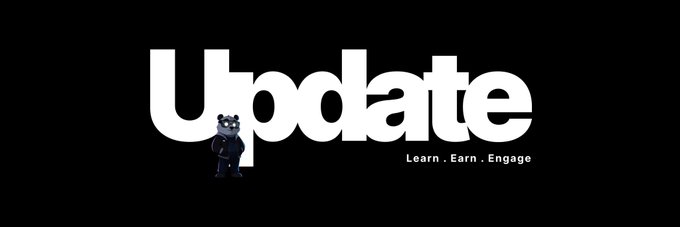 The image shows a banner with the word "Update" written in white letters, which appears to be a part of an advertisement or promotional material for something related to cryptocurrency. The text also mentions that the update has been successfully taken and will go live soon on the Avalanche Chain. This implies that the claim portal is currently open for participants to begin claiming their rewards as soon as the claim window opens in less than 1 hour.