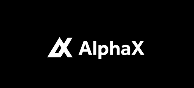 The image features a logo for an online crypto platform called AlphaX. The logo consists of a white "A" lettering with the word "Alpha" written below it, set against a black background. The text "Onboarding experience that really shapes how people feel about a crypto platform" is displayed in the bottom right corner of the image. This message emphasizes the importance of a seamless onboarding process and user-friendly interface for a successful online crypto platform.