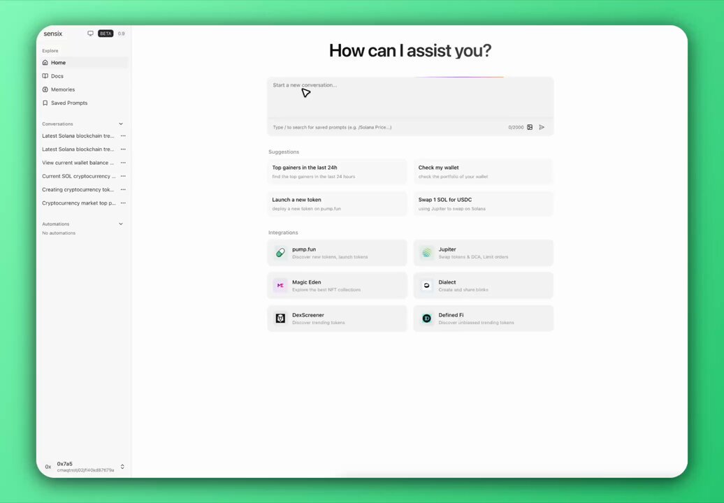 The image shows a screenshot of a computer screen, likely from an online platform related to smart money management or cryptocurrency. The main focus appears to be an Al Assistant for @solana that has just been released and is ready for use. The post states that after one year in development, the final product can be accessed by users. It encourages questions, launching tokens, deploying smart money, and tracking the smart money. There are several buttons on the interface with various labels, indicating different options or functionalities within the Al Assistant application.