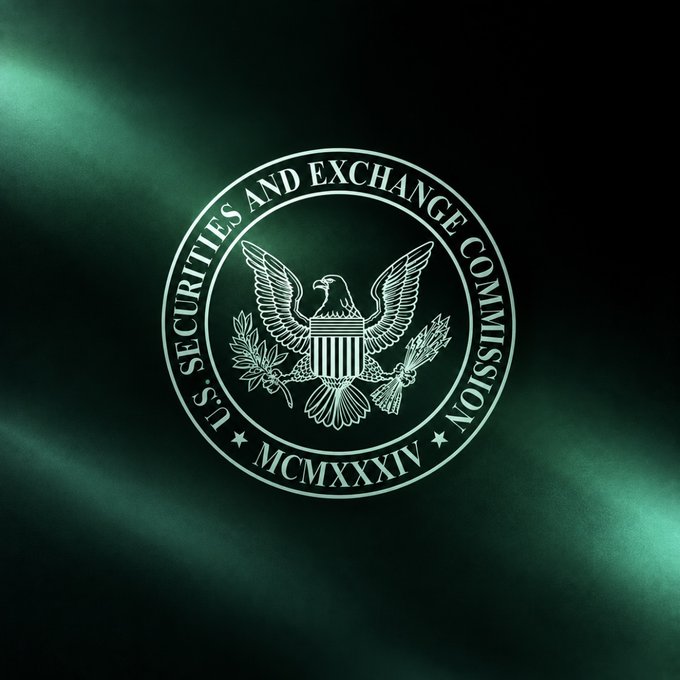 The seal of the U.S. Securities and Exchange Commission (SEC), displaying an eagle with a shield, olive branch, and arrows, dated 'MCMXXXIV'.