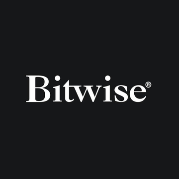 The image displays the Bitwise logo in white serif text on a dark gray background, accompanied by a registered trademark symbol. It serves as a brand identifier for the news that Bitwise's Solana Staking ETF (BSOL) has crossed the $1 billion AUM milestone.