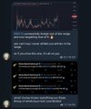 A dark-themed trading chart interface from DexScreener (robinhood/0xd6) shows the price action and trading data for the token Delta ($Delta), visually supporting the post's claim that something significant is brewing behind the scenes with this asset.