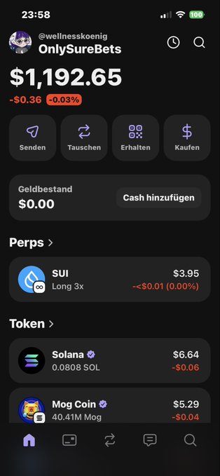 The image shows a phone screen displaying information about cryptocurrency trading, specifically Bitcoin. There are several options available for buying Bitcoins, including "Sui", "Long 3", and "Tokens". The screen also provides details about the current value of Bitcoins in US dollars, with the price displayed as $1,965.56.