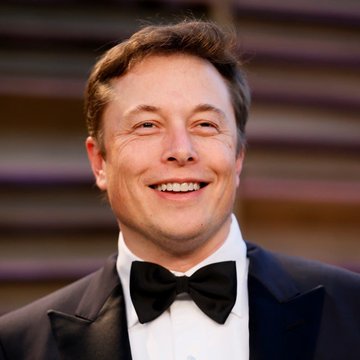 A smiling man in a black tuxedo with bow tie is pictured, evidently Elon Musk given the post's reference to SpaceX. His polished formal appearance ties into the announcement teasing SpaceX's first earnings report and the option to trade tokenized shares via MetaMask.