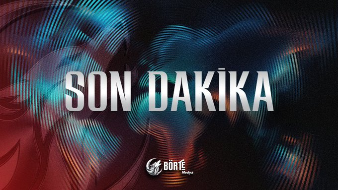 A breaking news graphic displays the Turkish text "SON DAKİKA" (meaning "Breaking News") in large white letters against a swirling blue and red abstract background, with the "Börte Medya" logo at the bottom, accompanying a report about an investor's suicide following losses in the Terra fund in Istanbul.