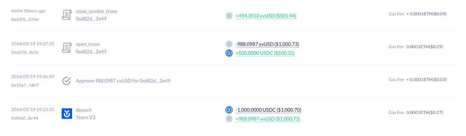 The image shows a screenshot of an app page with several options displayed at the top and bottom. The content on the screen appears to be related to cryptocurrency trading or lending, such as interest rates and fees for various transactions. One option stands out, appearing blue in color. A message indicates that someone has completed all the tasks for a fully-redeemed account, suggesting they have successfully participated in some of these activities within the app.