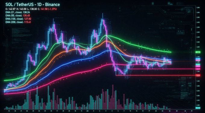 The image features an animated stock chart that appears as a closeup of colorful bars representing various financial instruments. The chart shows fluctuations in the value of these instruments over time, possibly indicating an active market or economic conditions. The colors used for the bars are neon green and red, adding vibrancy to the scene. The image includes a quote from another post about "HTF" (High Volume Trading Fund) which could be related to the stock chart being displayed, suggesting that the chart might be associated with an online trading platform or analysis tool. The image also references Bitcoin and Ethereum, two popular cryptocurrencies, possibly connecting it to the financial markets in question.