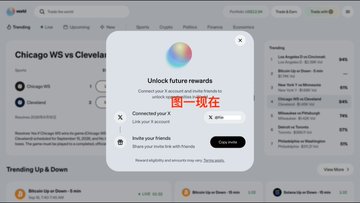 A screenshot of a sports betting website showing a popup for 'aerbook' with text reading 'Unlock future rewards' and 'Connect your phone and invite friends', overlaid on a 'Chicago WS vs Cleveland' betting page.
