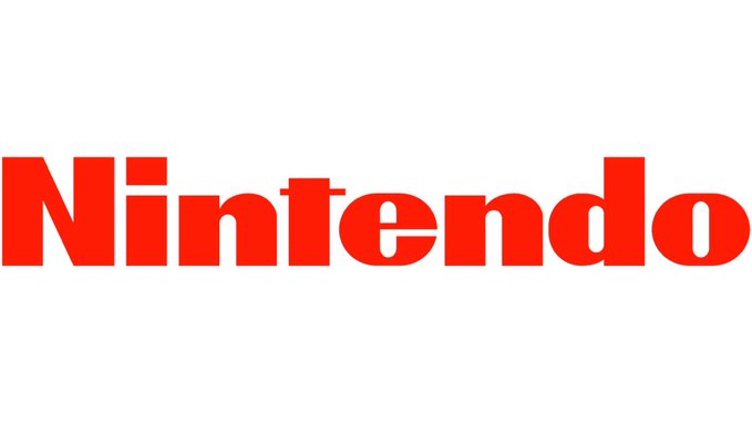 The classic red Nintendo corporate logo displayed in bold typography on a plain white background.