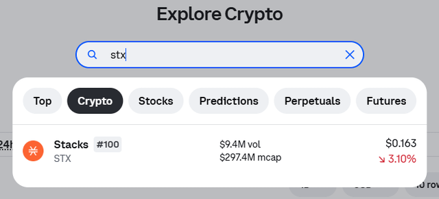 This image shows a screenshot of a Bitcoin trading app with information about stock predictions for various cryptocurrency markets. On the top left, there's an item called 'Explore Crypto' displayed, and below that is another item called 'STX'. The bottom right corner also has a red item next to it. In the middle part of this image, you can see several columns of text with different numbers and letters such as '99', '97m', '2.4m', '3.1%', '3.69', '0.9M', '93.8%', '26.91%', and '3.9M'. These are the stocks that have been predicted for the next three months. The post suggests a few Bitcoin projects to watch, including STX, but does not provide specific details about those options.