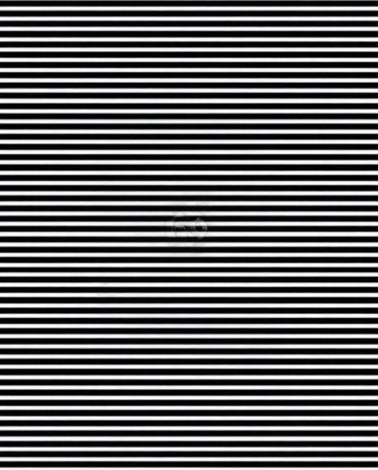 The image shows a dense pattern of black and white horizontal stripes (moiré pattern) with a faint, barely visible silhouette of a number or shape hidden in the center, making it extremely difficult to discern.

The accompanying post references a challenge where viewers must find a hidden number within the striped image to win a $1,000 prize, with the post noting that no one has successfully identified it yet due to its extreme difficulty.